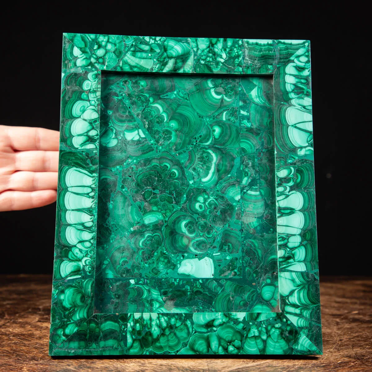 Cornice Portafoto in Malachite