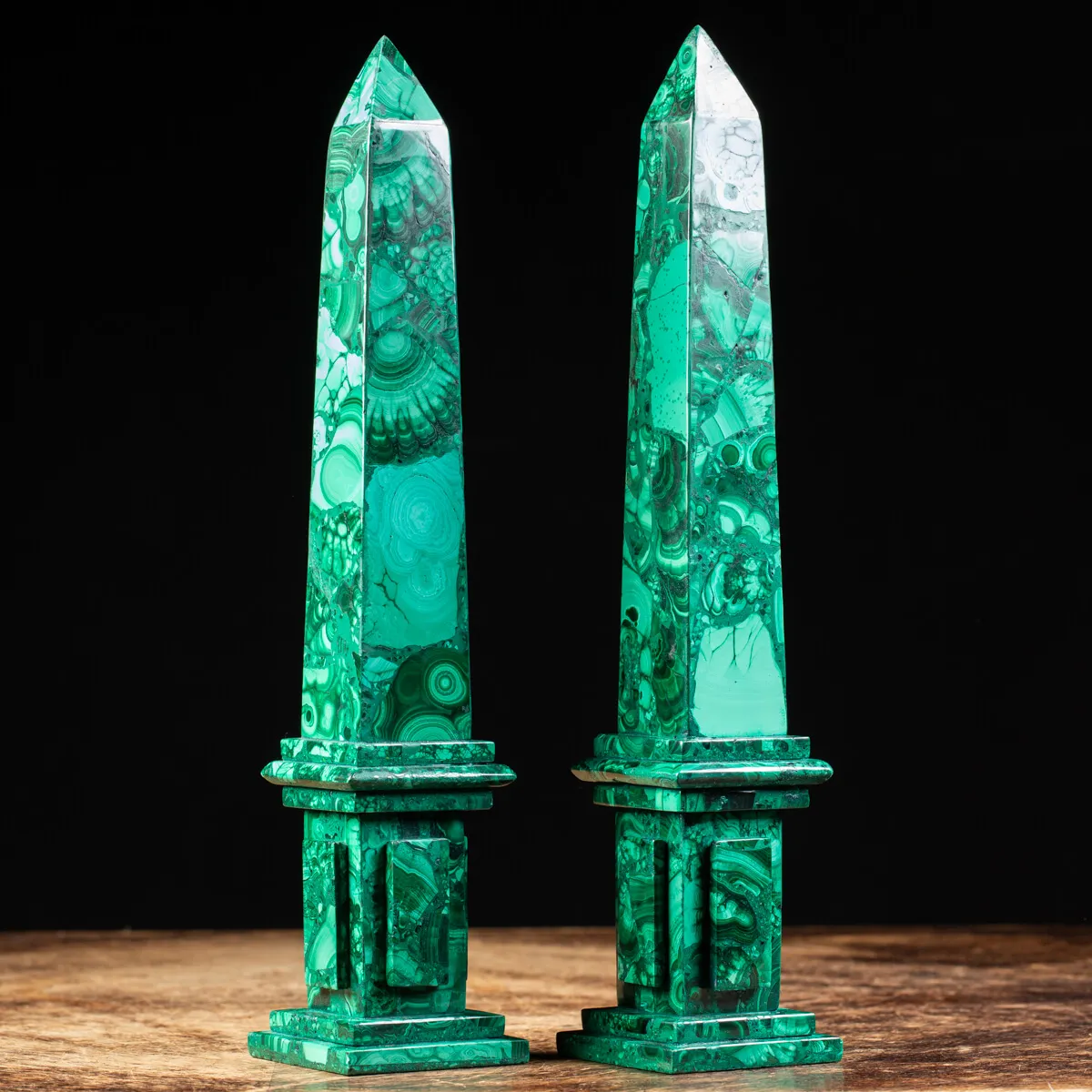 Obelischi in Malachite