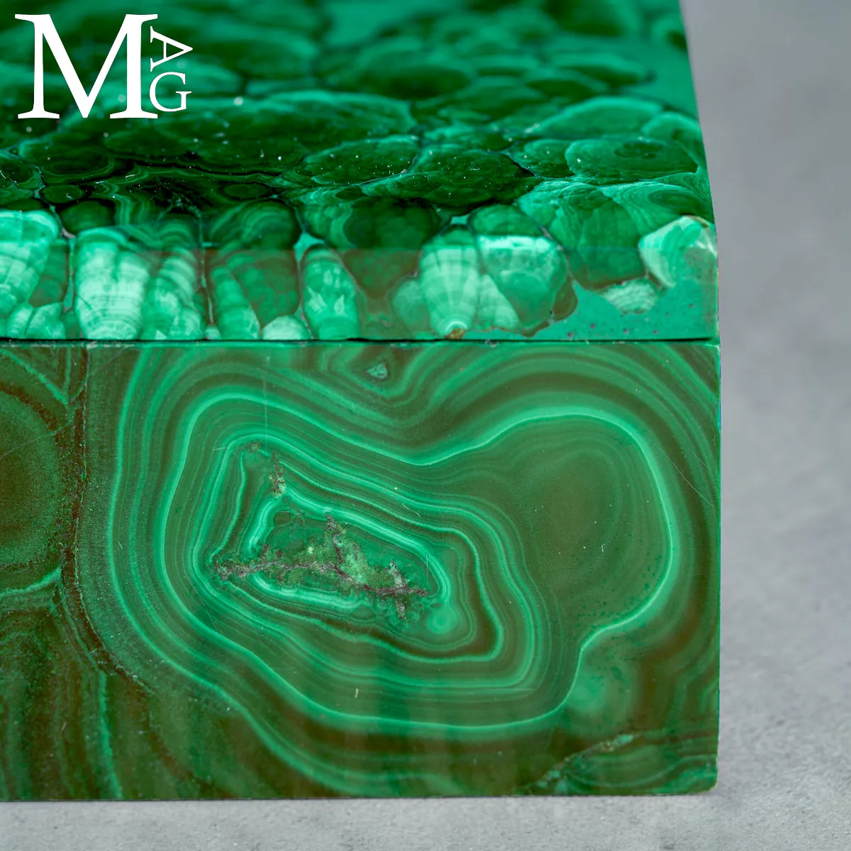 Cofanetto in Malachite Naturale