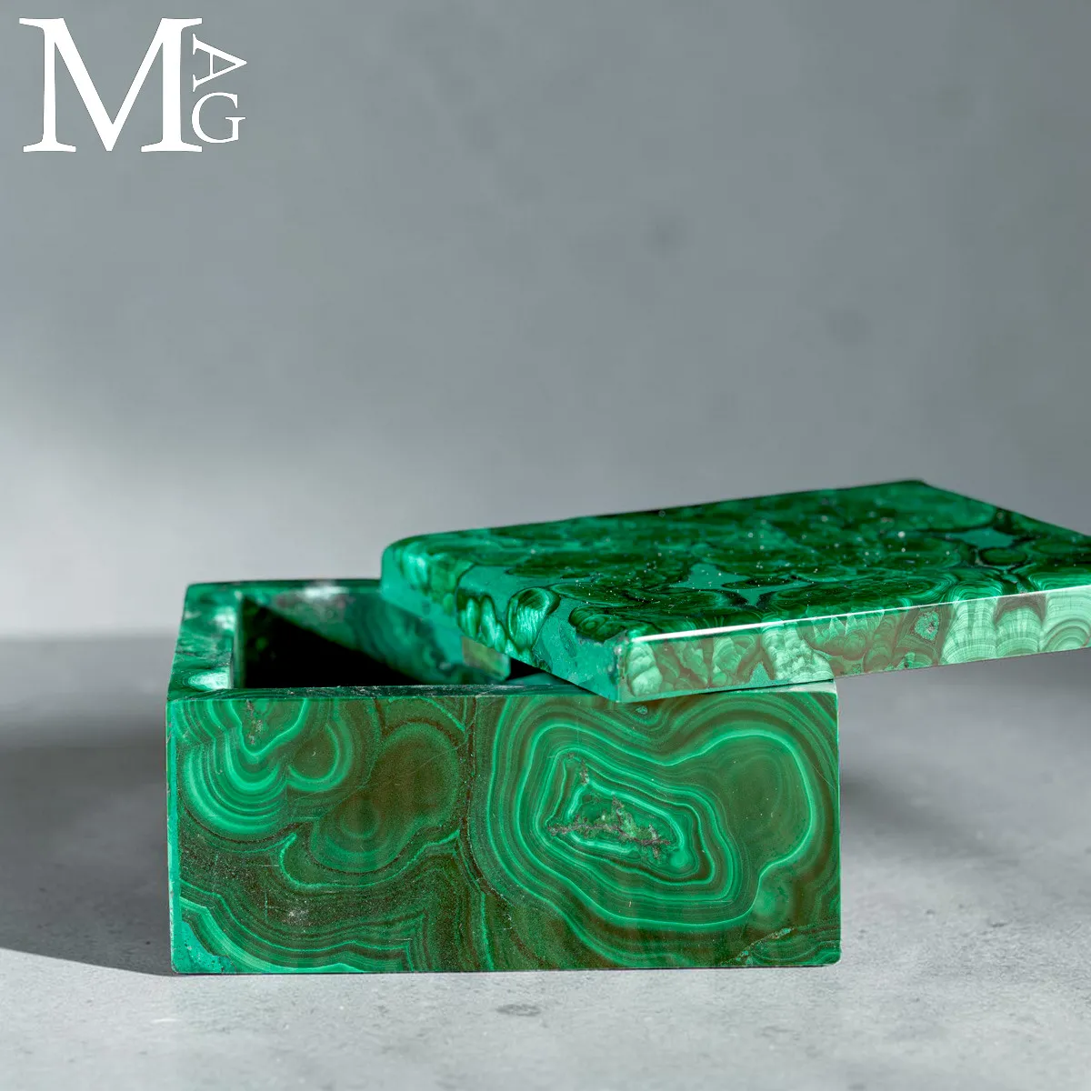 Cofanetto in Malachite Naturale