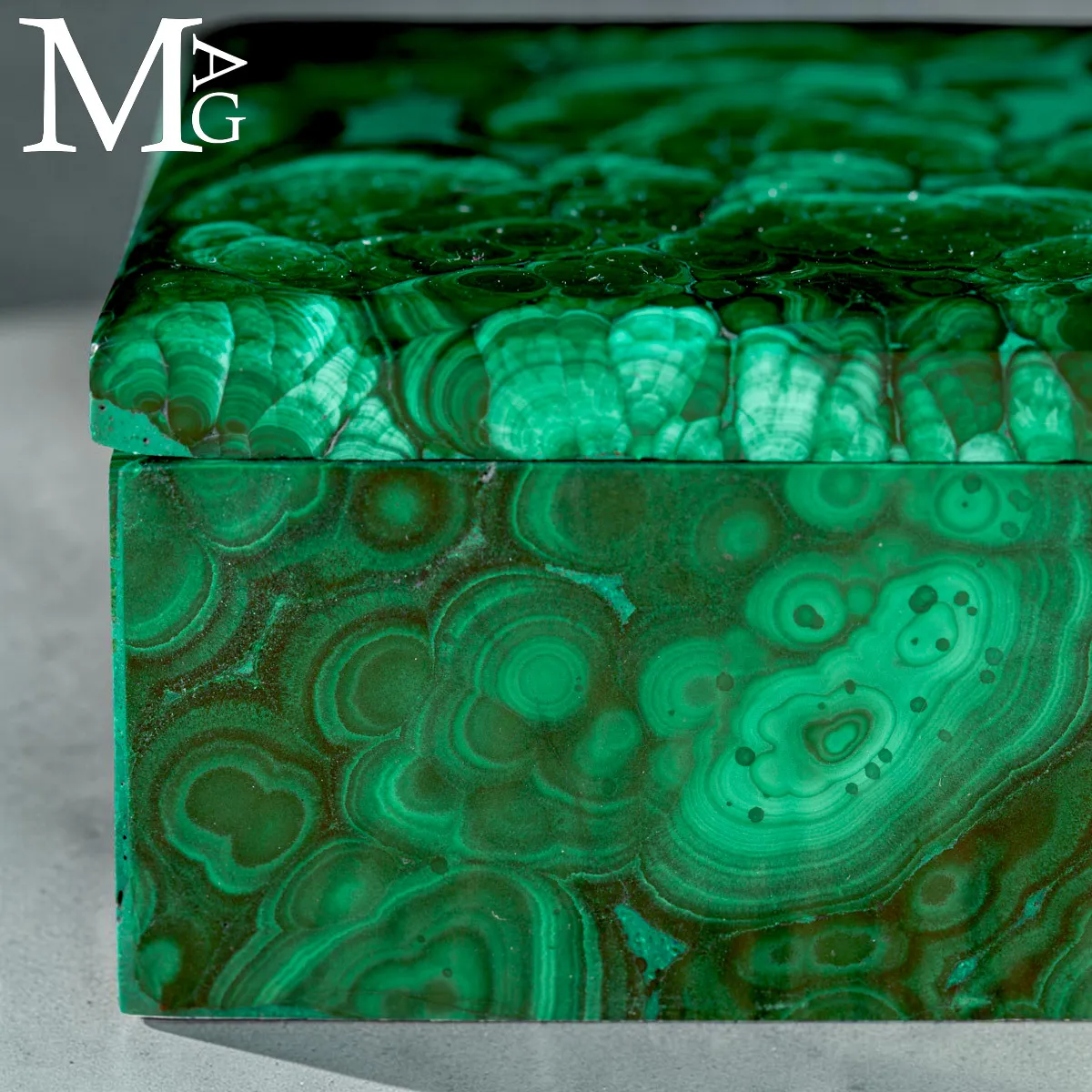 Cofanetto in Malachite Naturale