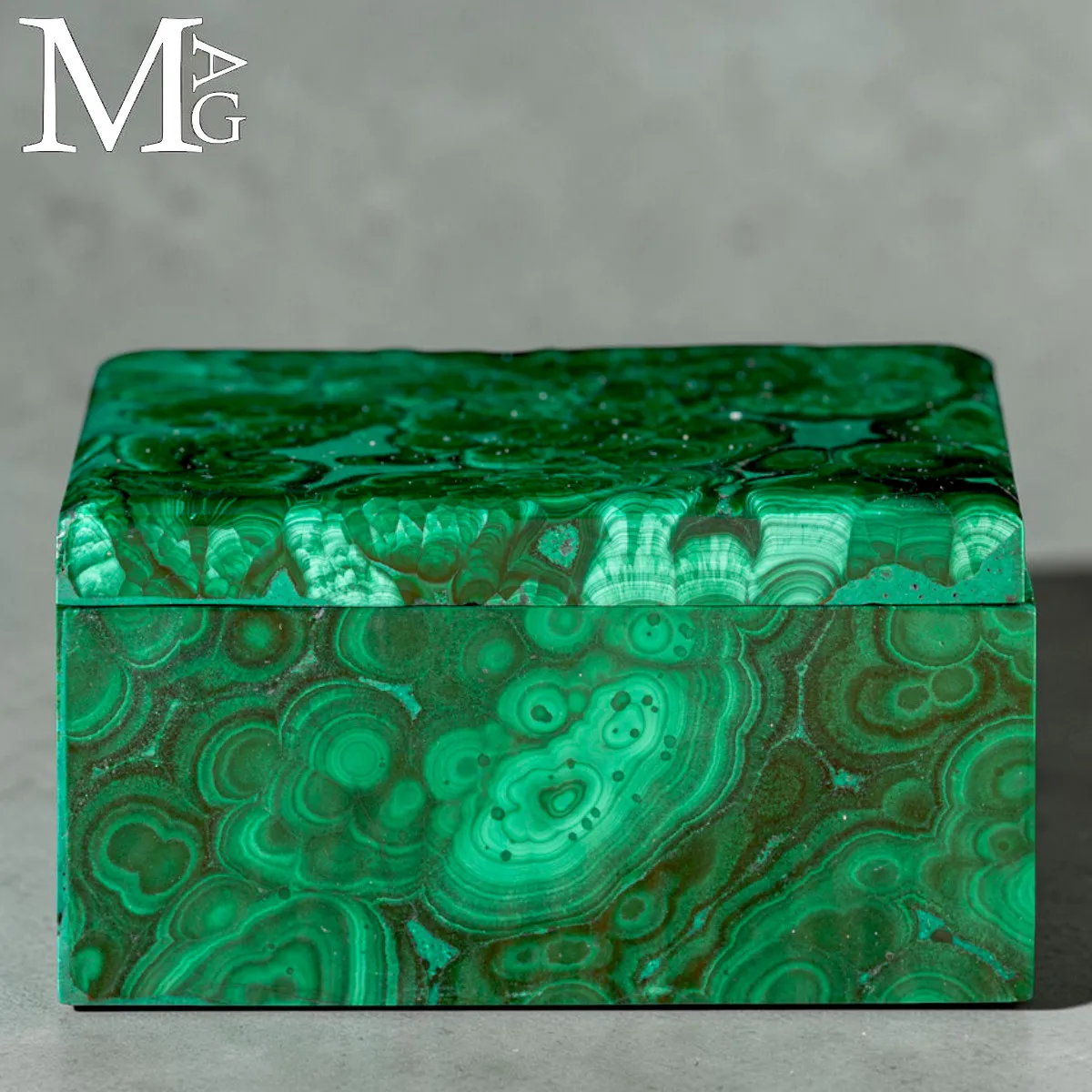Cofanetto in Malachite Naturale