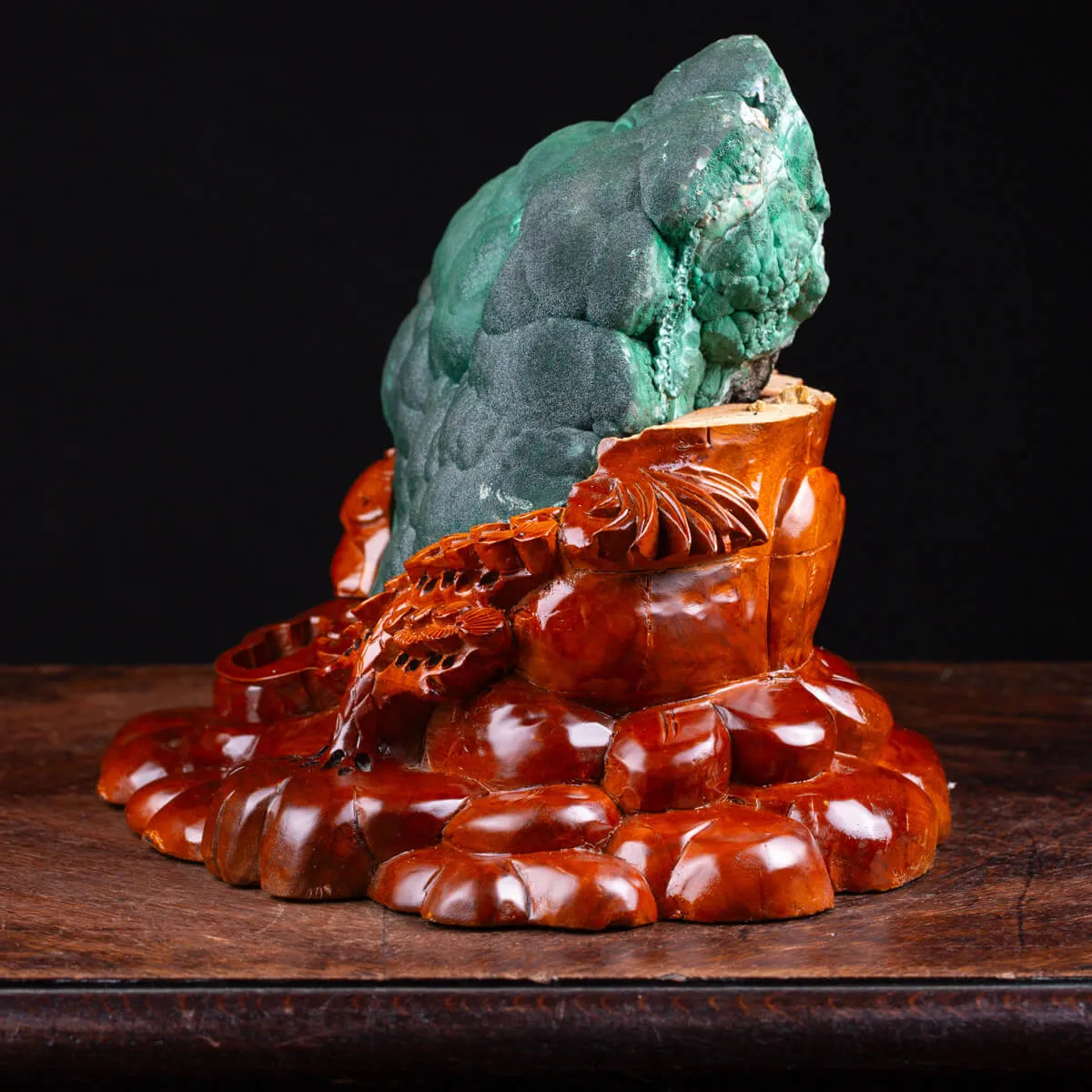 Elegante Malachite Botroidale dalla Shilu Mine.