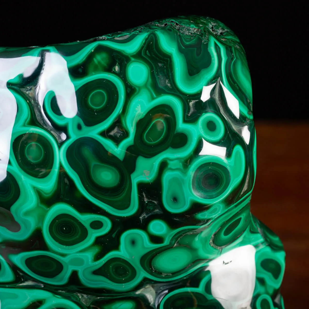 Una Malachite Unica nel suo Splendore