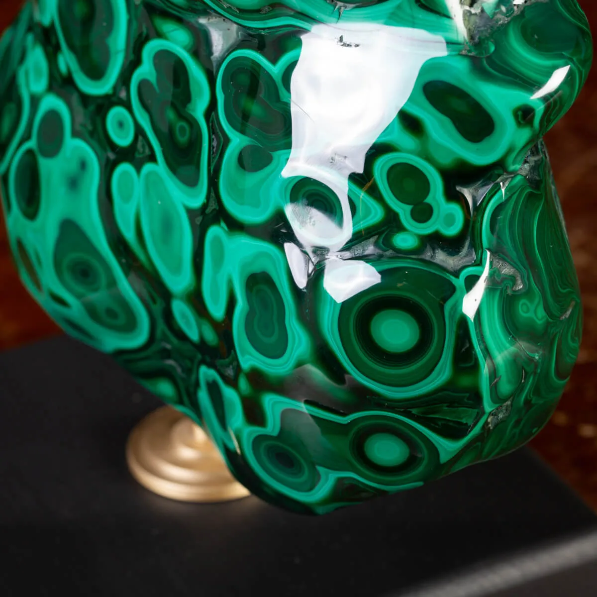 Una Malachite Unica nel suo Splendore