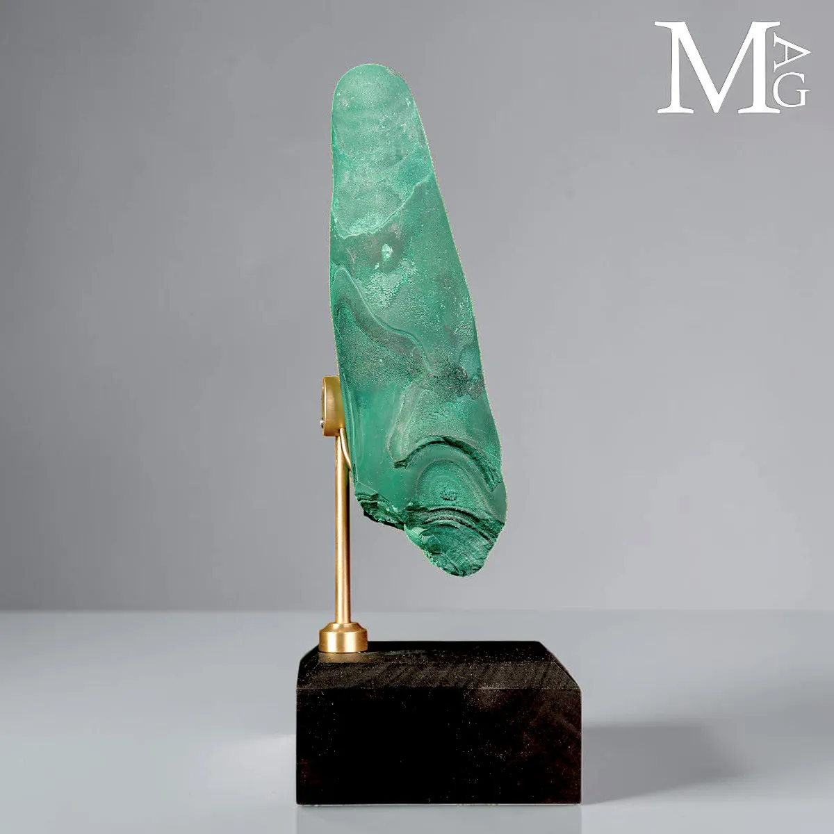 Malachite Stalattitica del Congo, le Due Dita