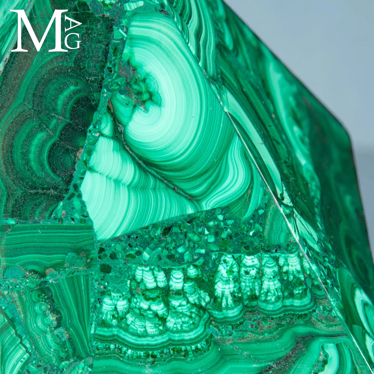 Piramide in Malachite del Congo