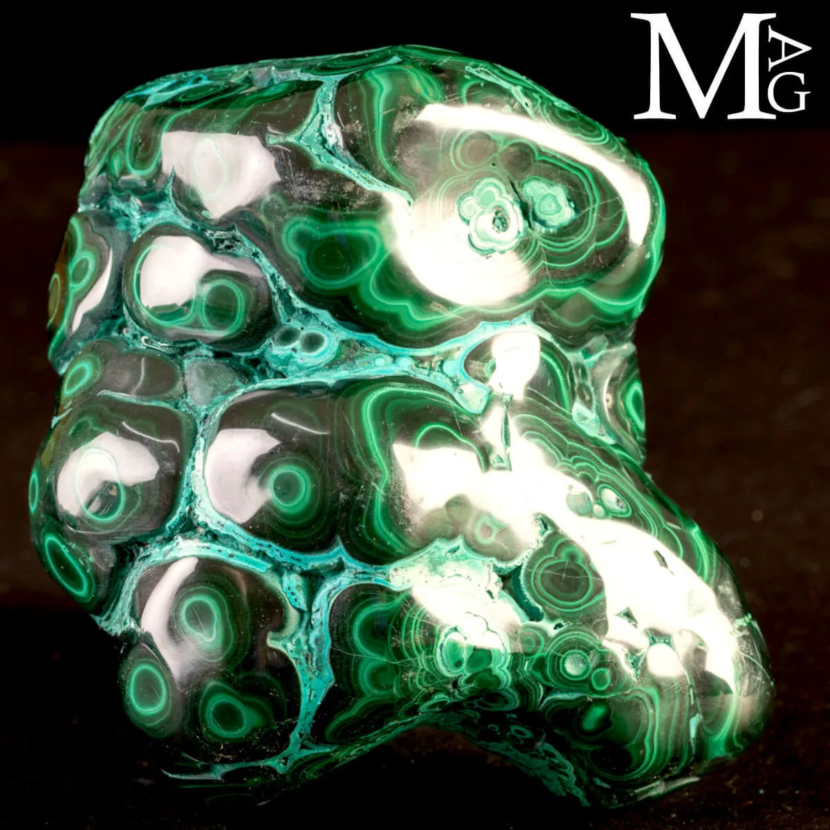 Malachite Botroidale con Occhiature