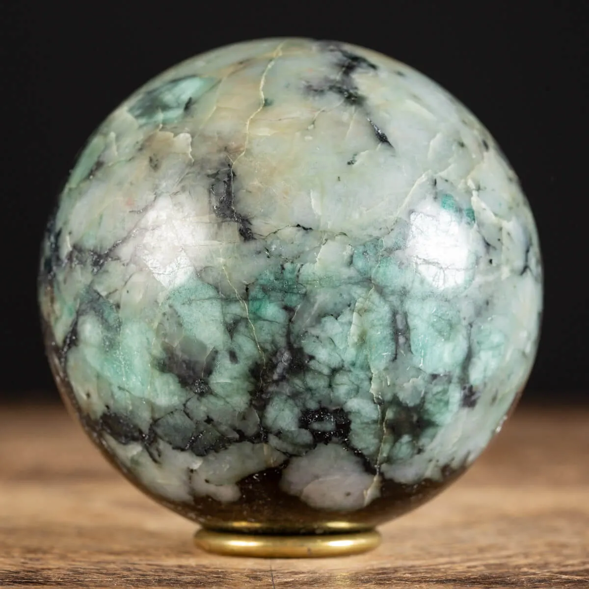 Sfera Intagliata Berillo Smeraldo