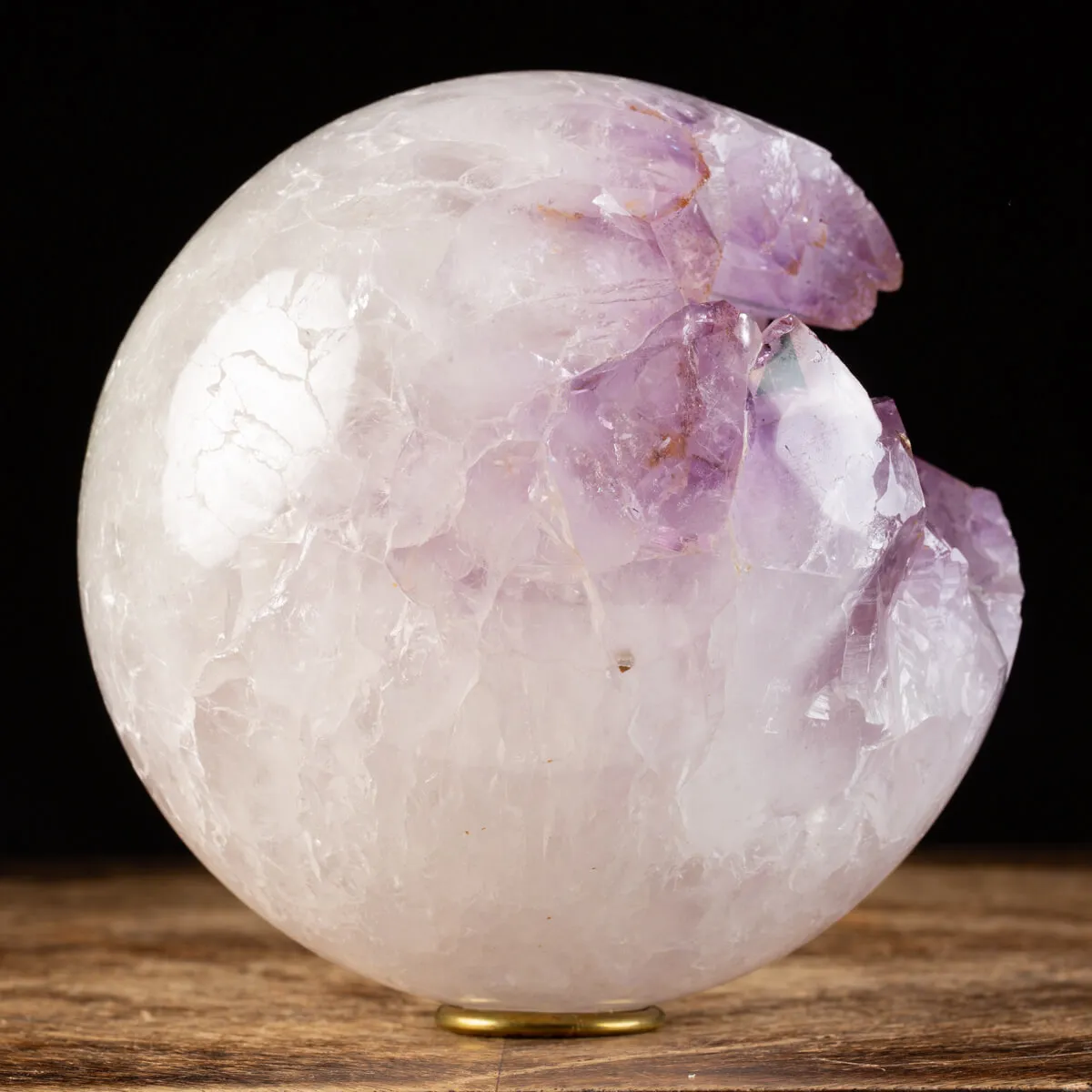 Sfera in Quarzo e Ametista