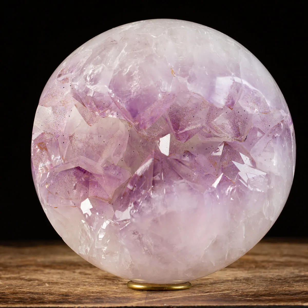 Sfera in Quarzo e Ametista