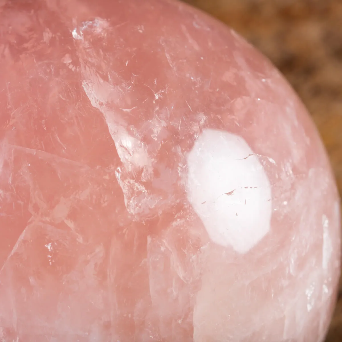 Sfera di Quarzo Rosa