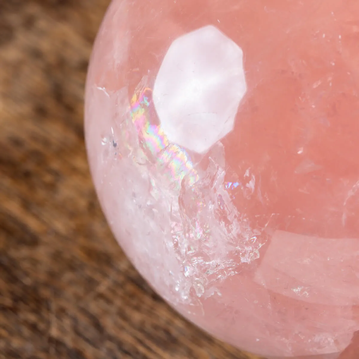 Sfera di Quarzo Rosa