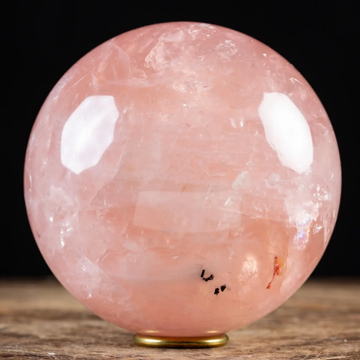 Sfera di Quarzo Rosa