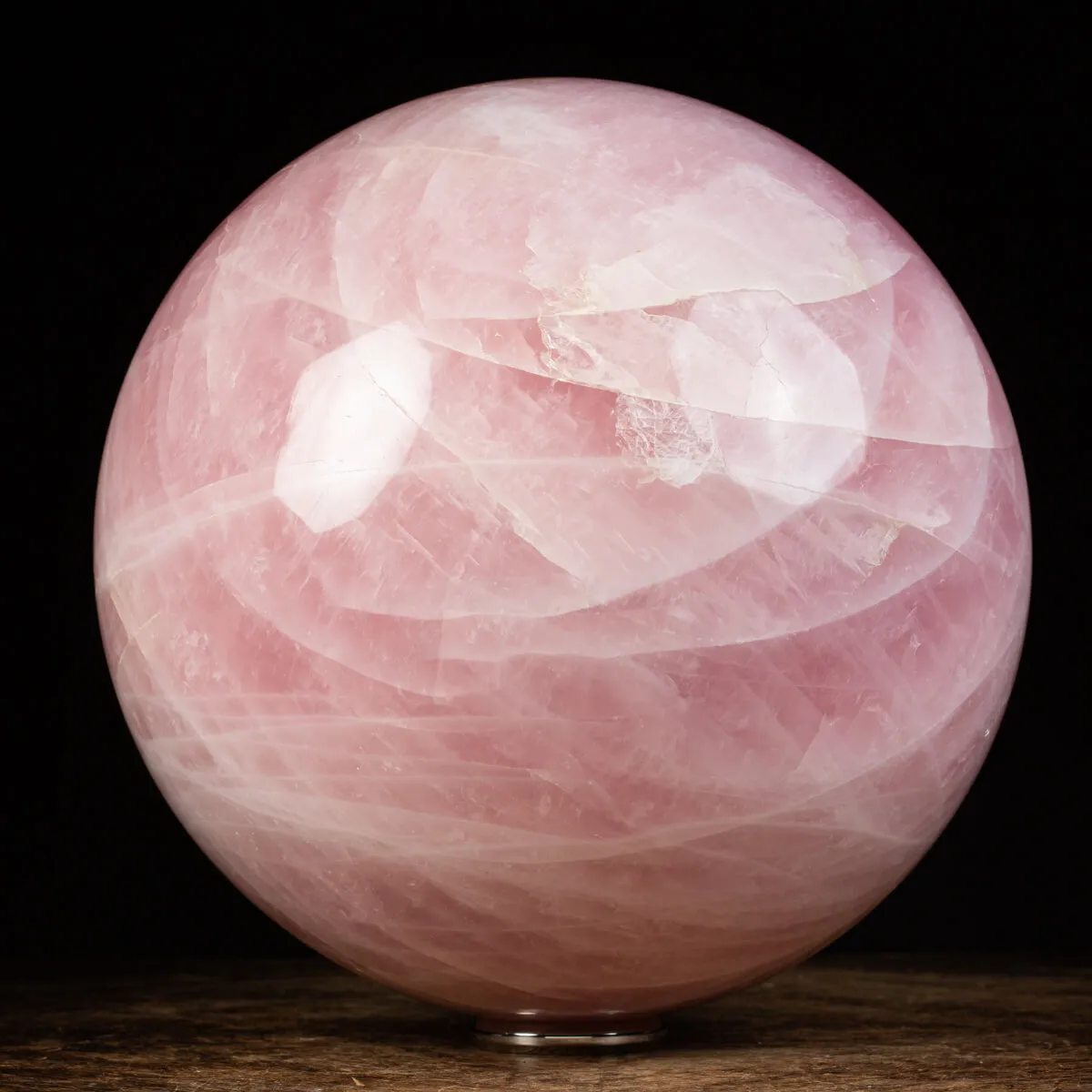 Sfera di Quarzo Rosa