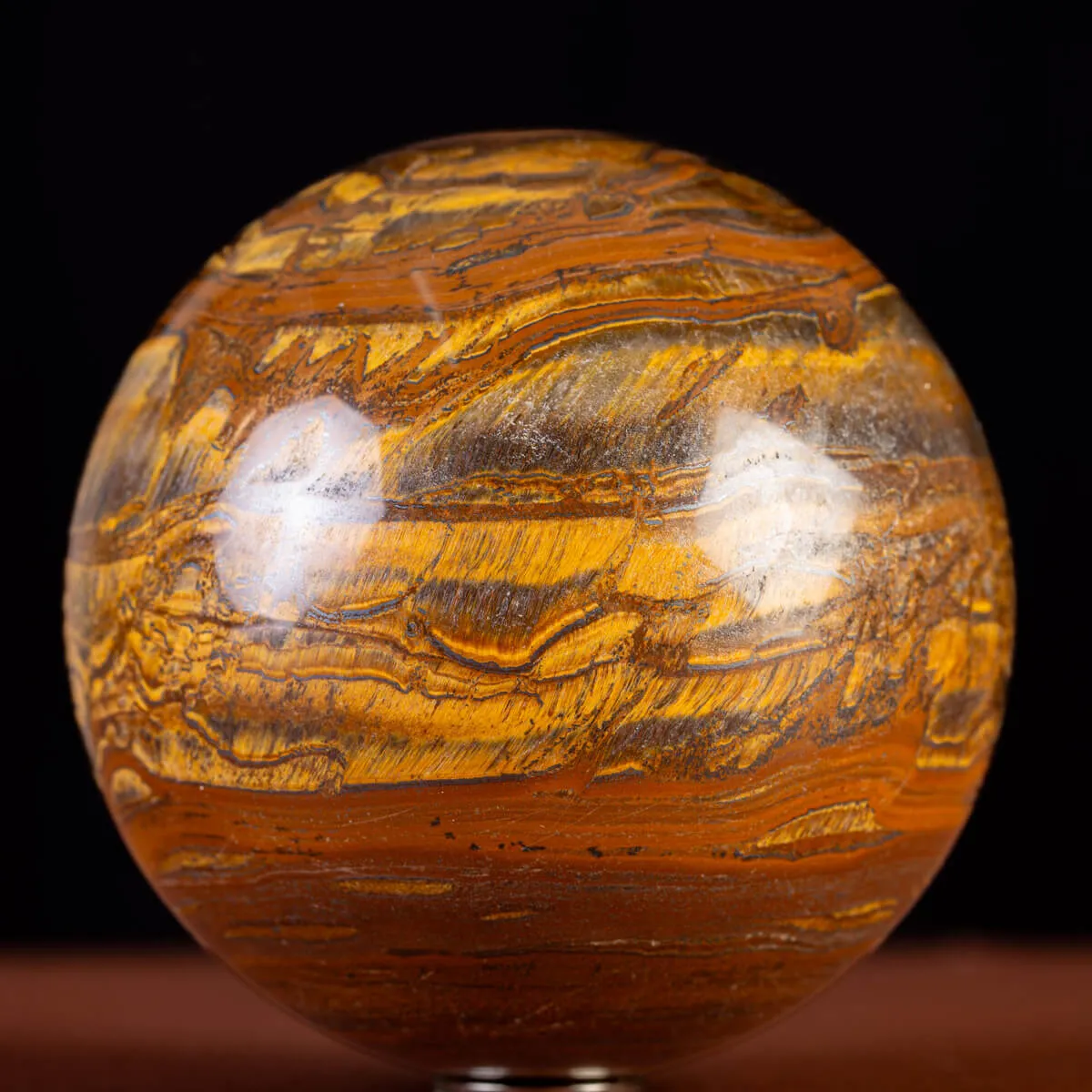 Sfera in Tiger Iron Australiana.