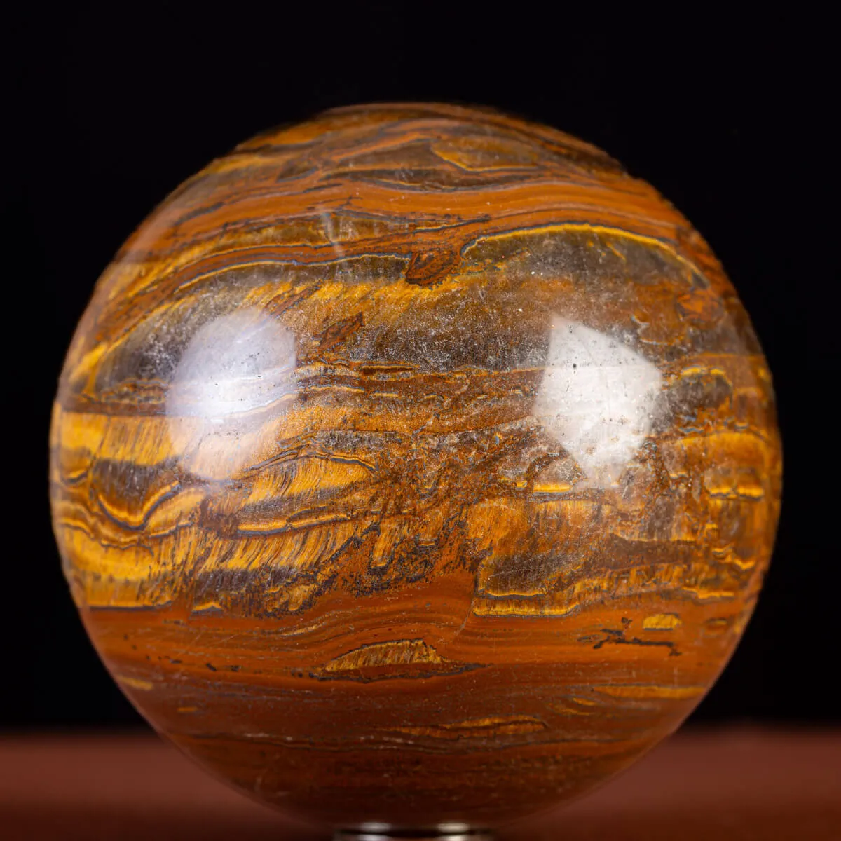 Sfera in Tiger Iron Australiana.