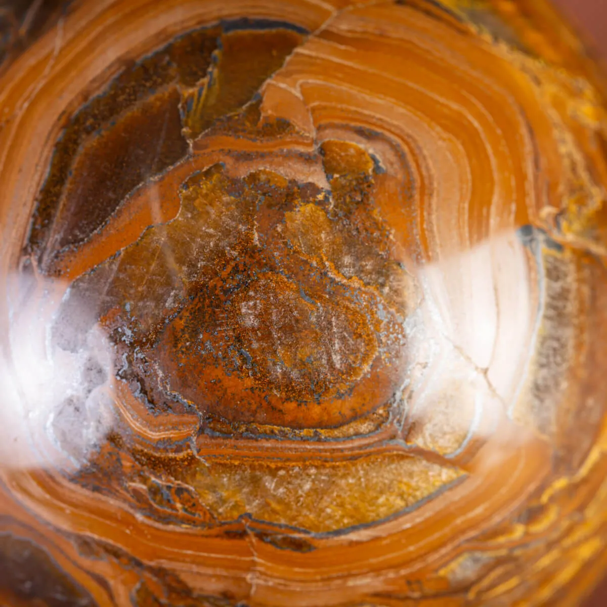 Sfera di Tiger Iron Australiano.