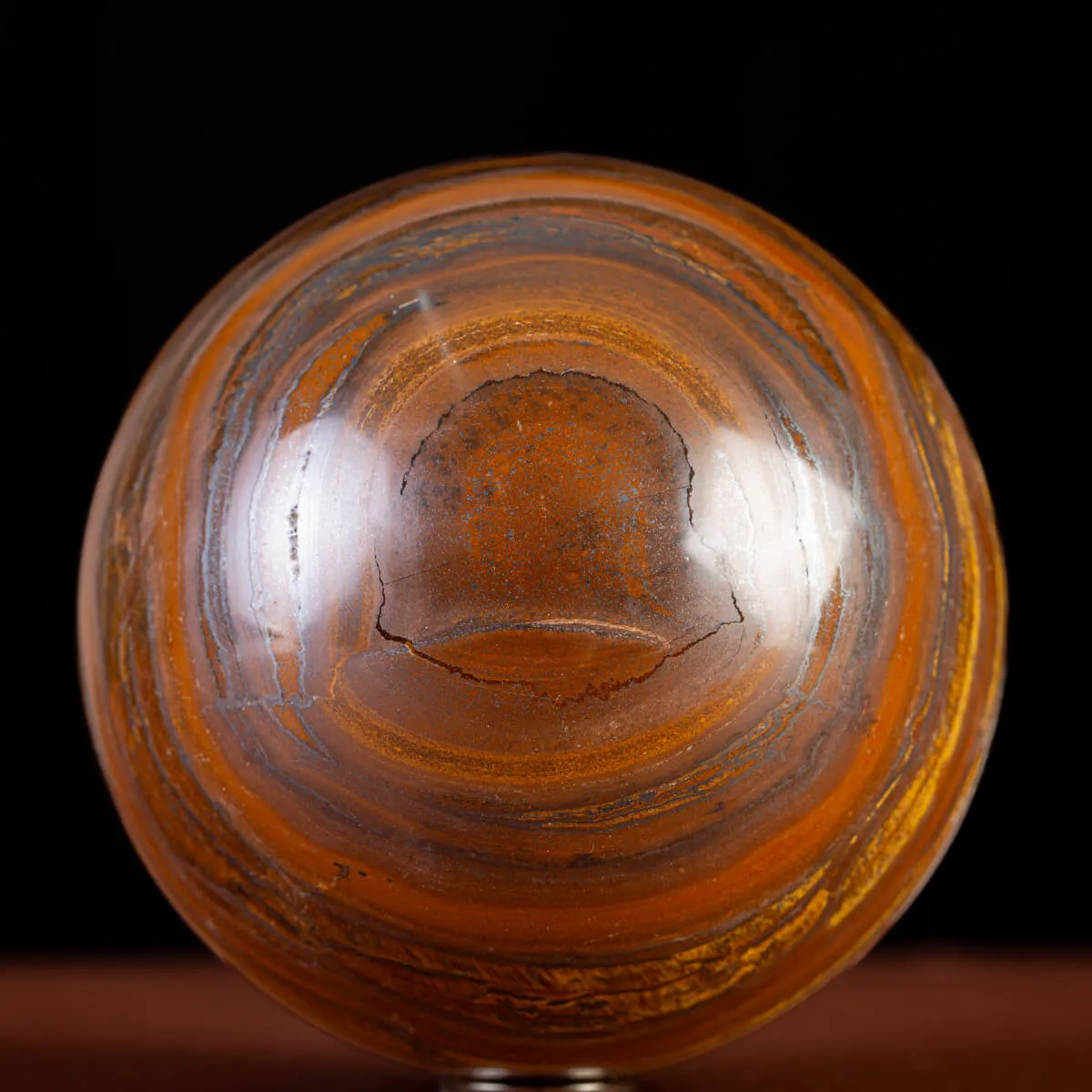 Sfera di Tiger Iron Australiano.