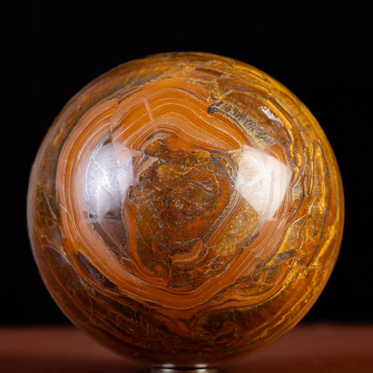 Sfera di Tiger Iron Australiano.