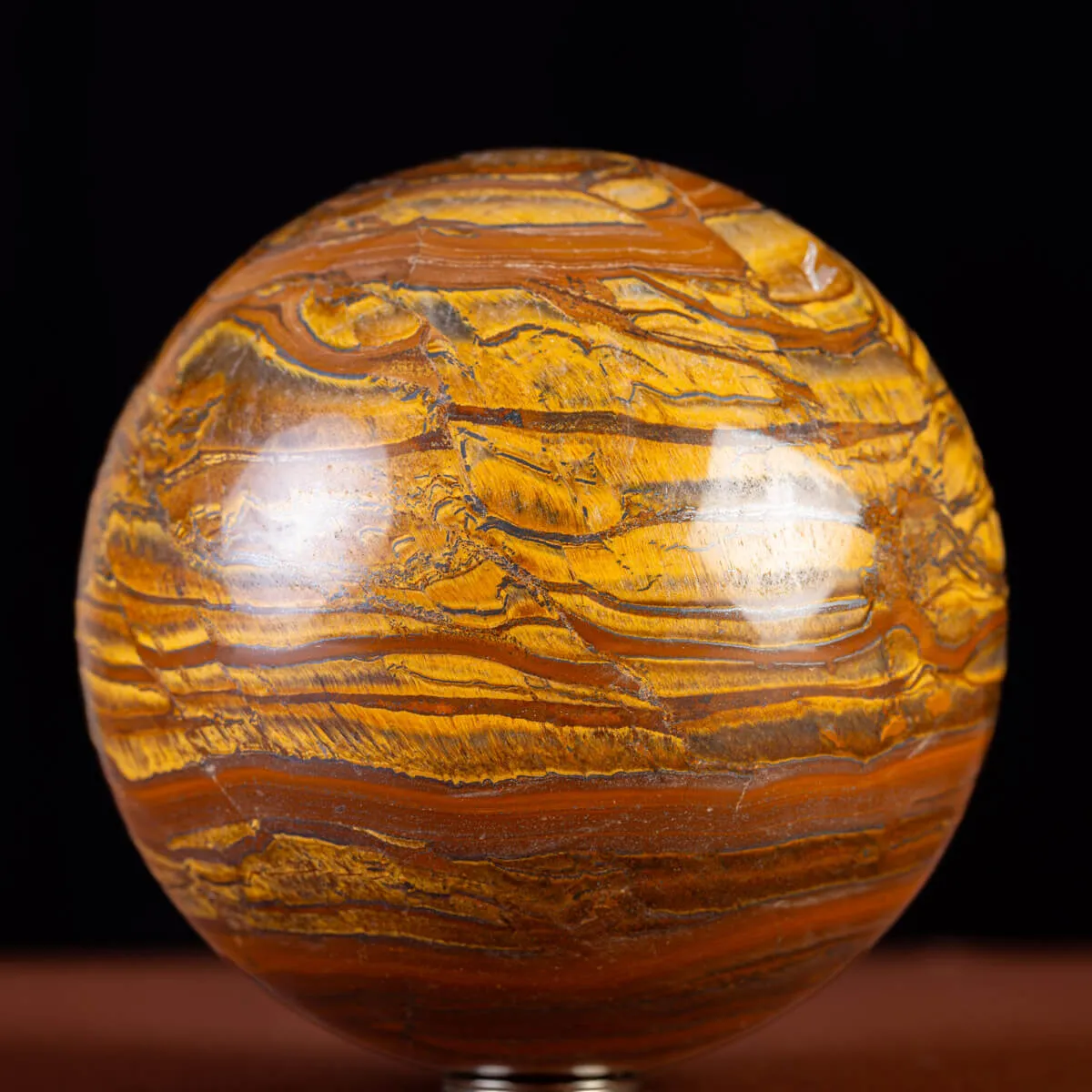 Sfera di Tiger Iron Australiano.