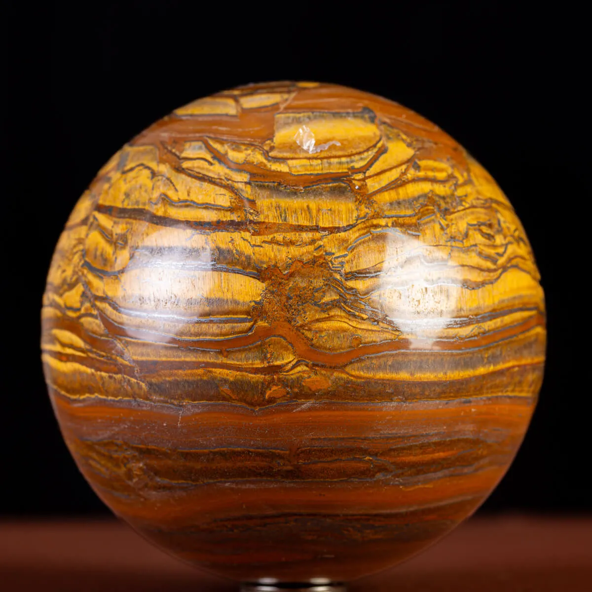 Sfera di Tiger Iron Australiano.
