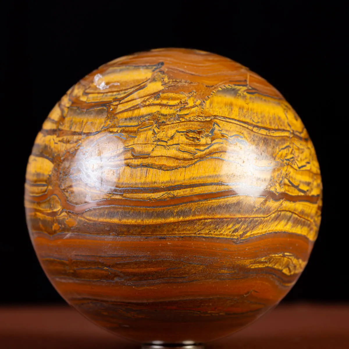 Sfera di Tiger Iron Australiano.