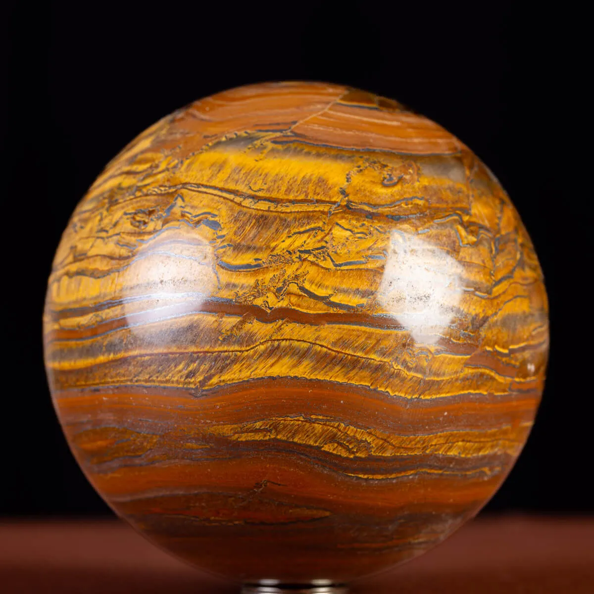 Sfera di Tiger Iron Australiano.