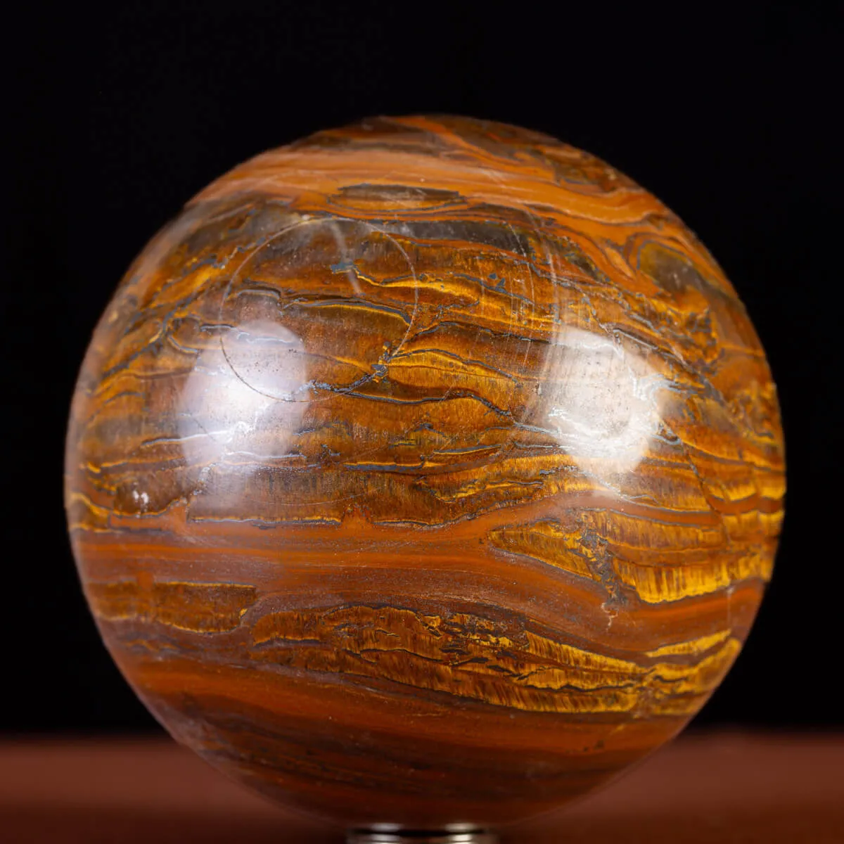 Sfera di Tiger Iron Australiano.