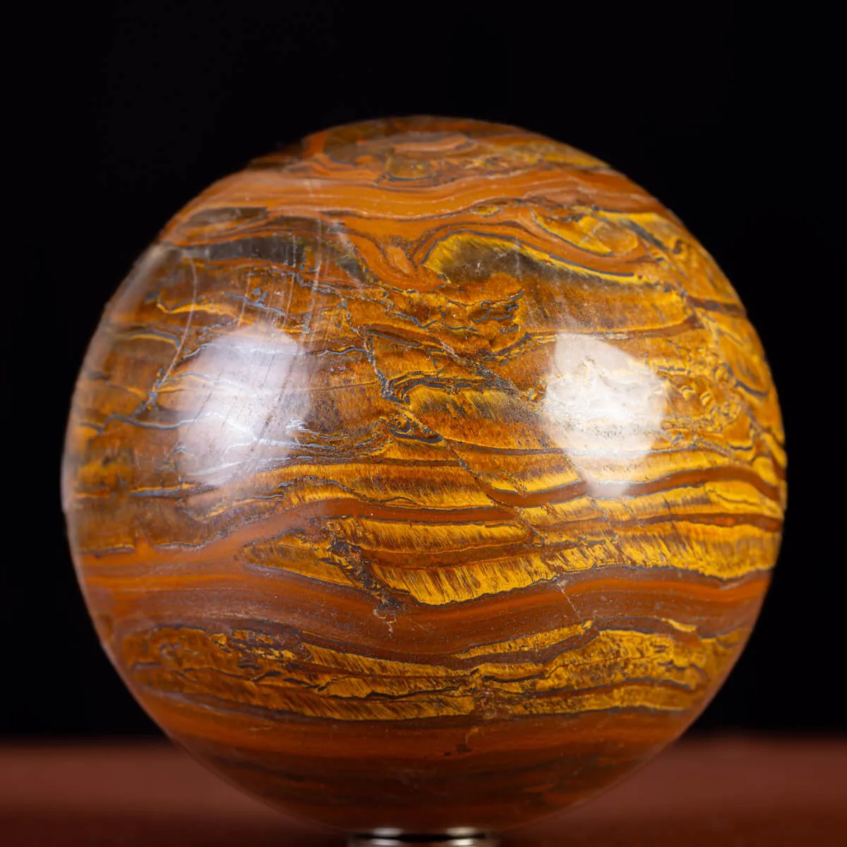 Sfera di Tiger Iron Australiano.