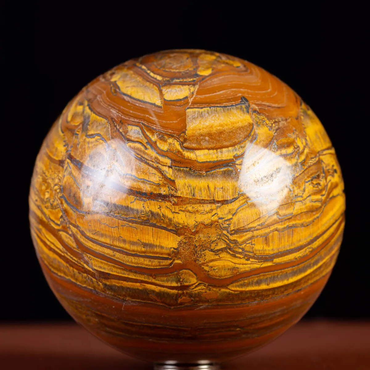 Sfera di Tiger Iron Australiano.
