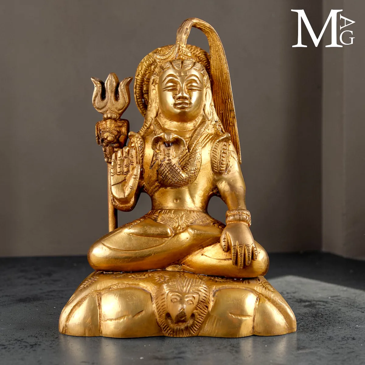 Statua di Shiva in Ottone – Fusione a Cera Persa, India