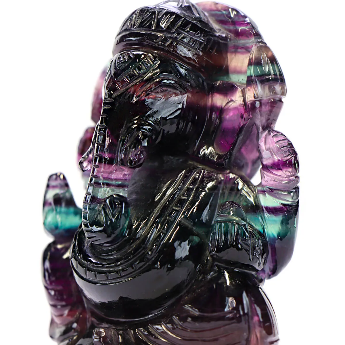 Statua Ganesh Fluorite (500g)
