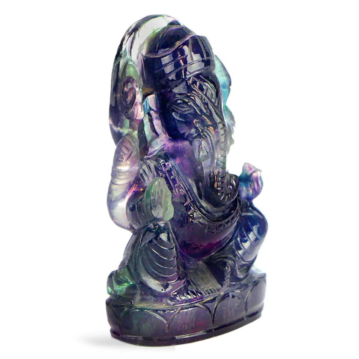 Statua Ganesh Fluorite (375g)