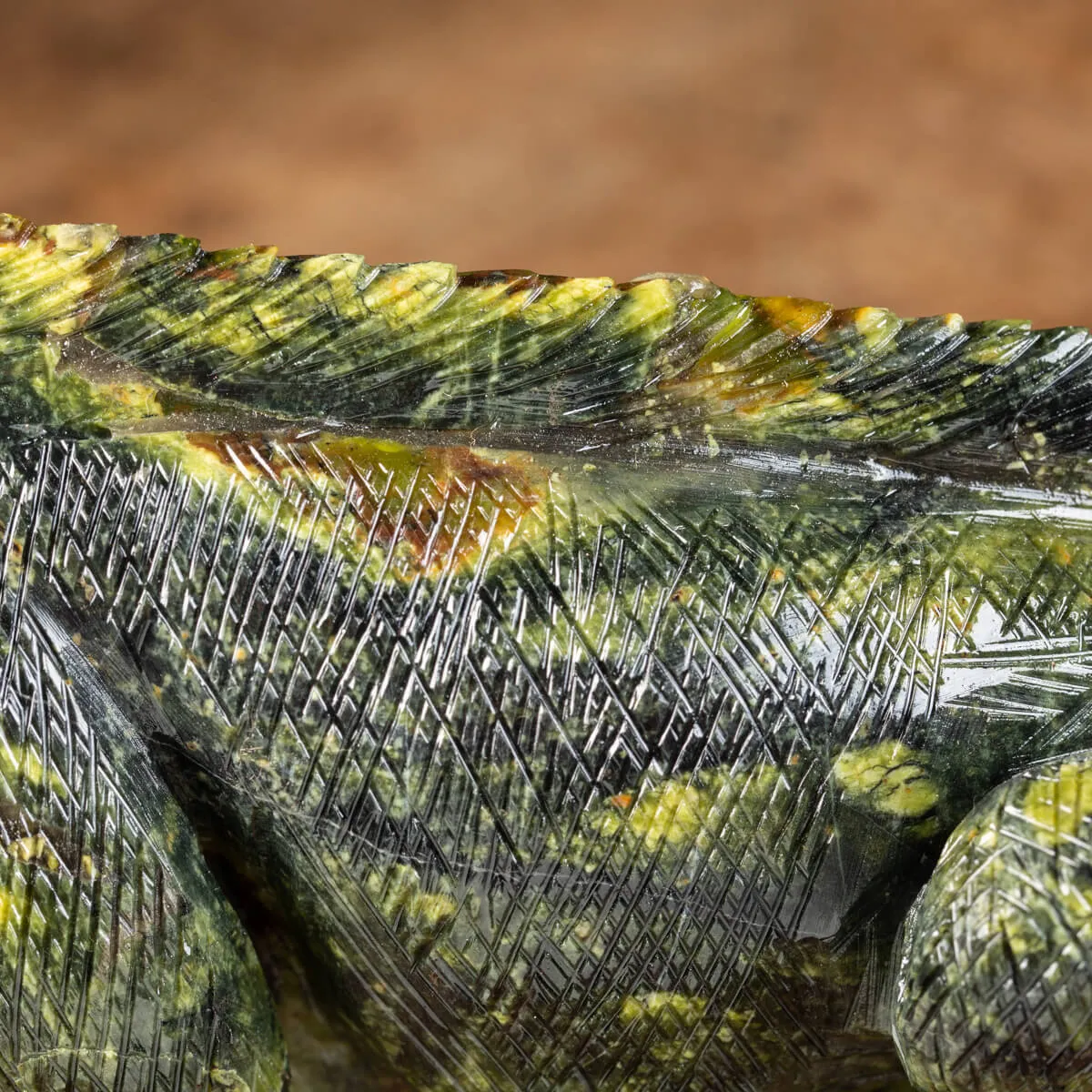 Statua Iguana In Gruppo Serpentino