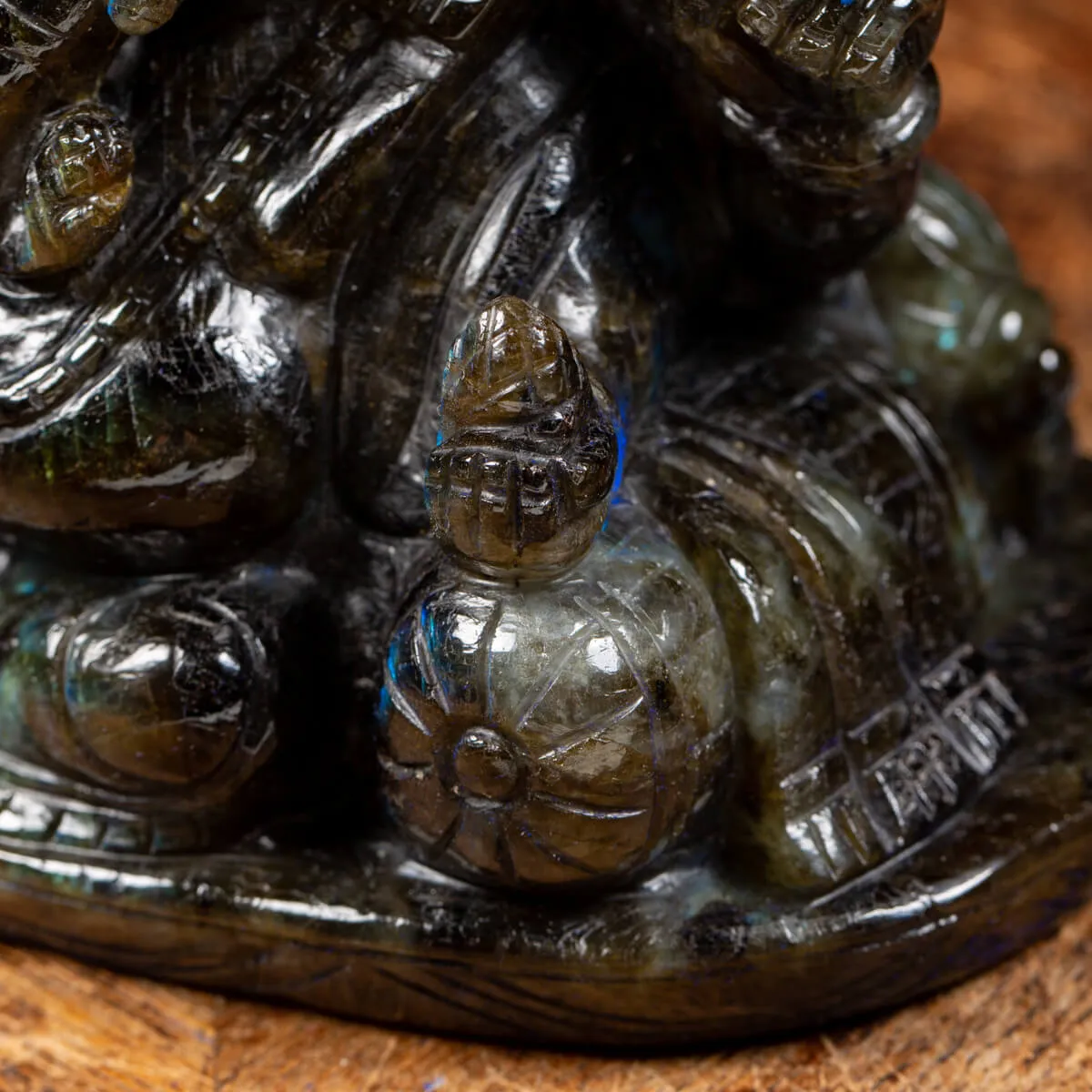 Statua Ganesh Labradorite (1830g)
