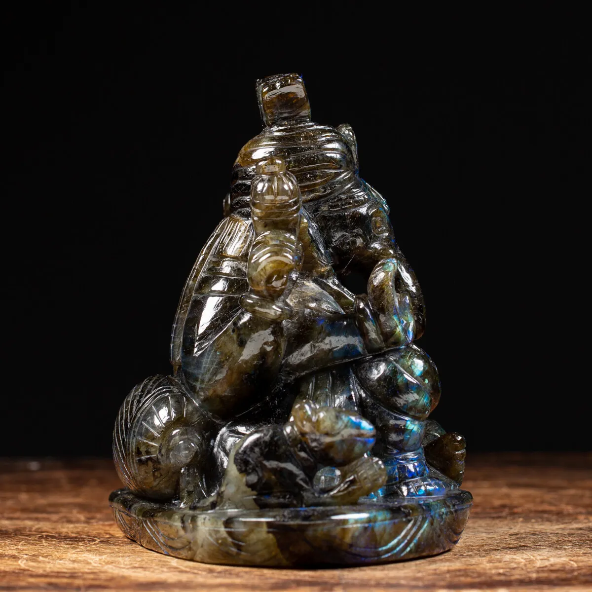 Statua Ganesh Labradorite (1830g)