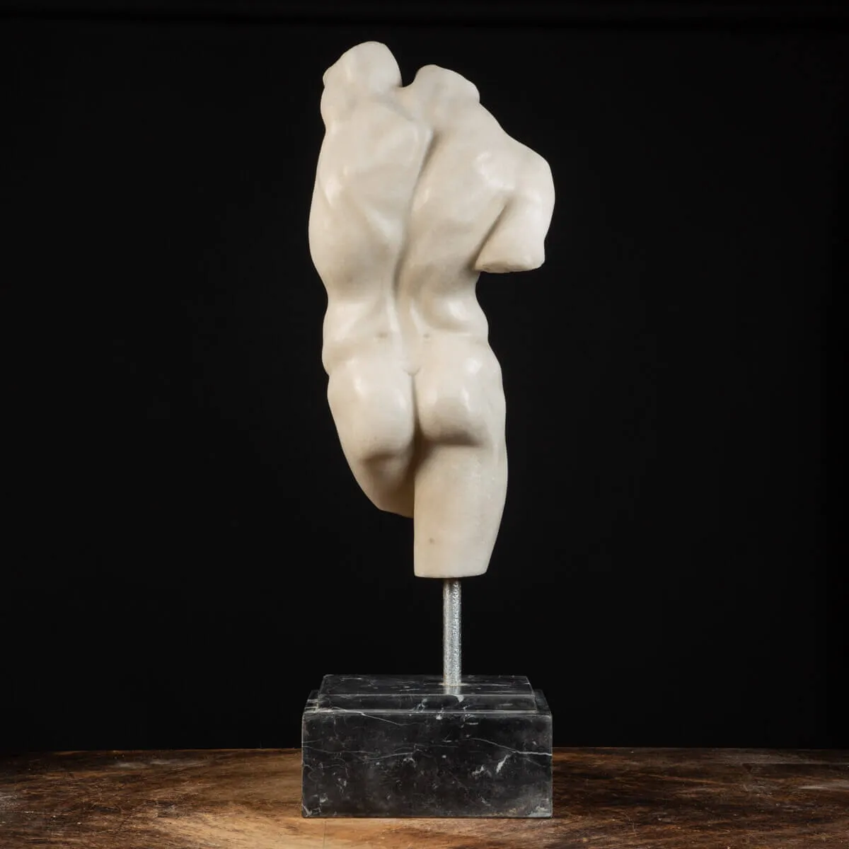 Scultura Torso Uomo in Marmo