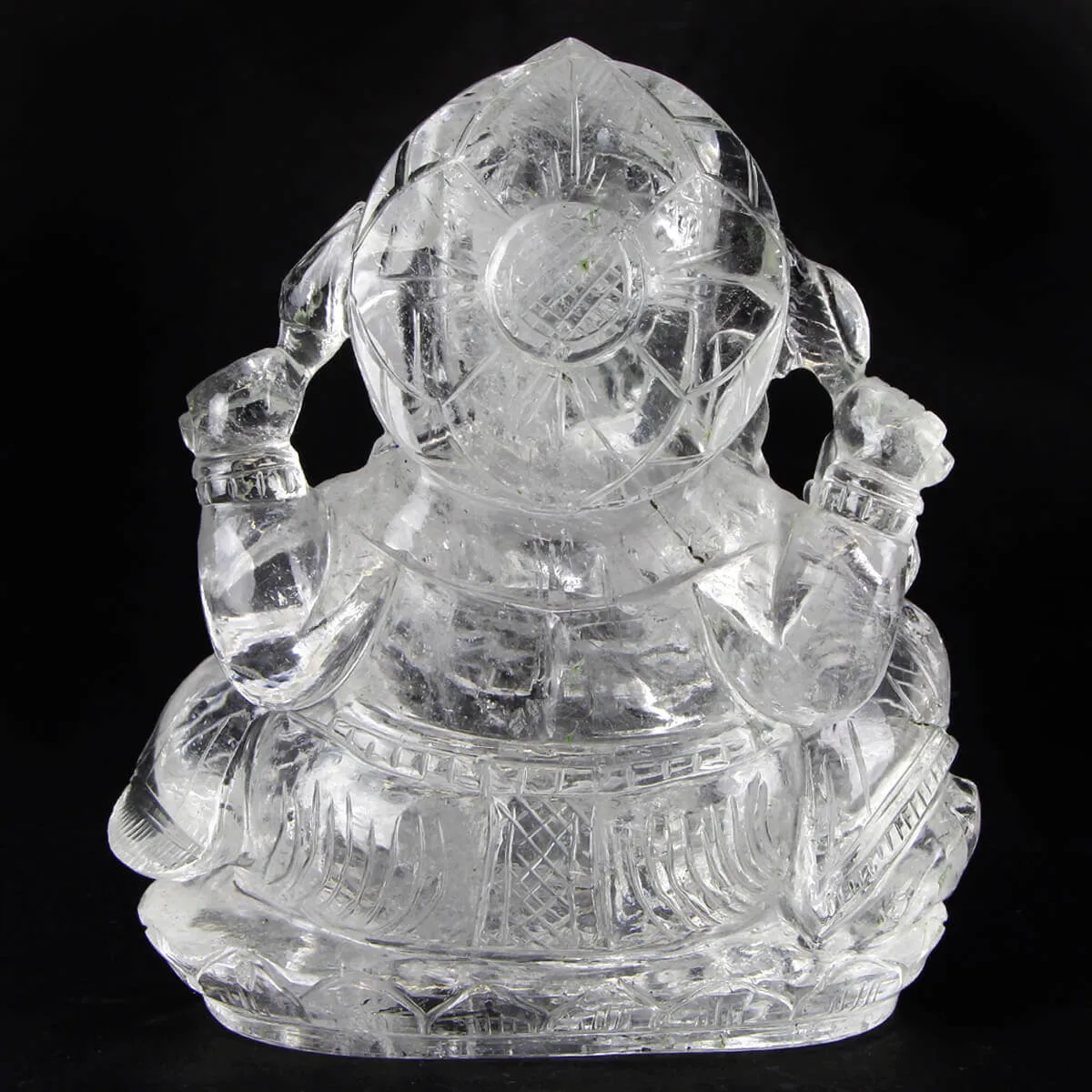 Statua Ganesh Quarzo (675g)