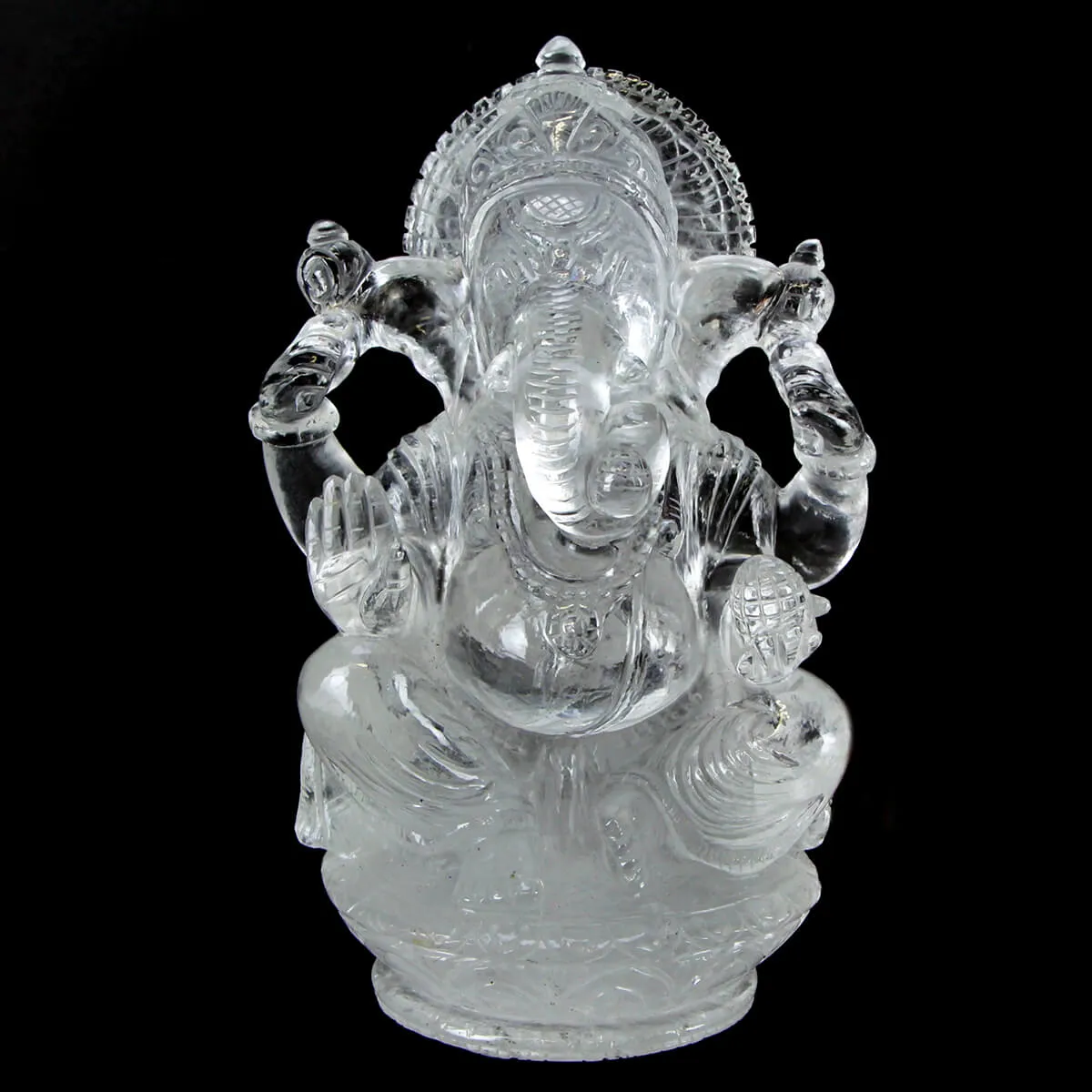 Statua Ganesh Quarzo (2785g)