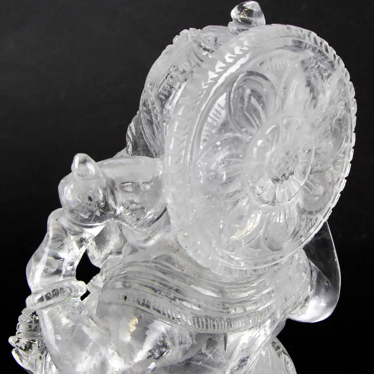 Statua Ganesh Quarzo (2785g)
