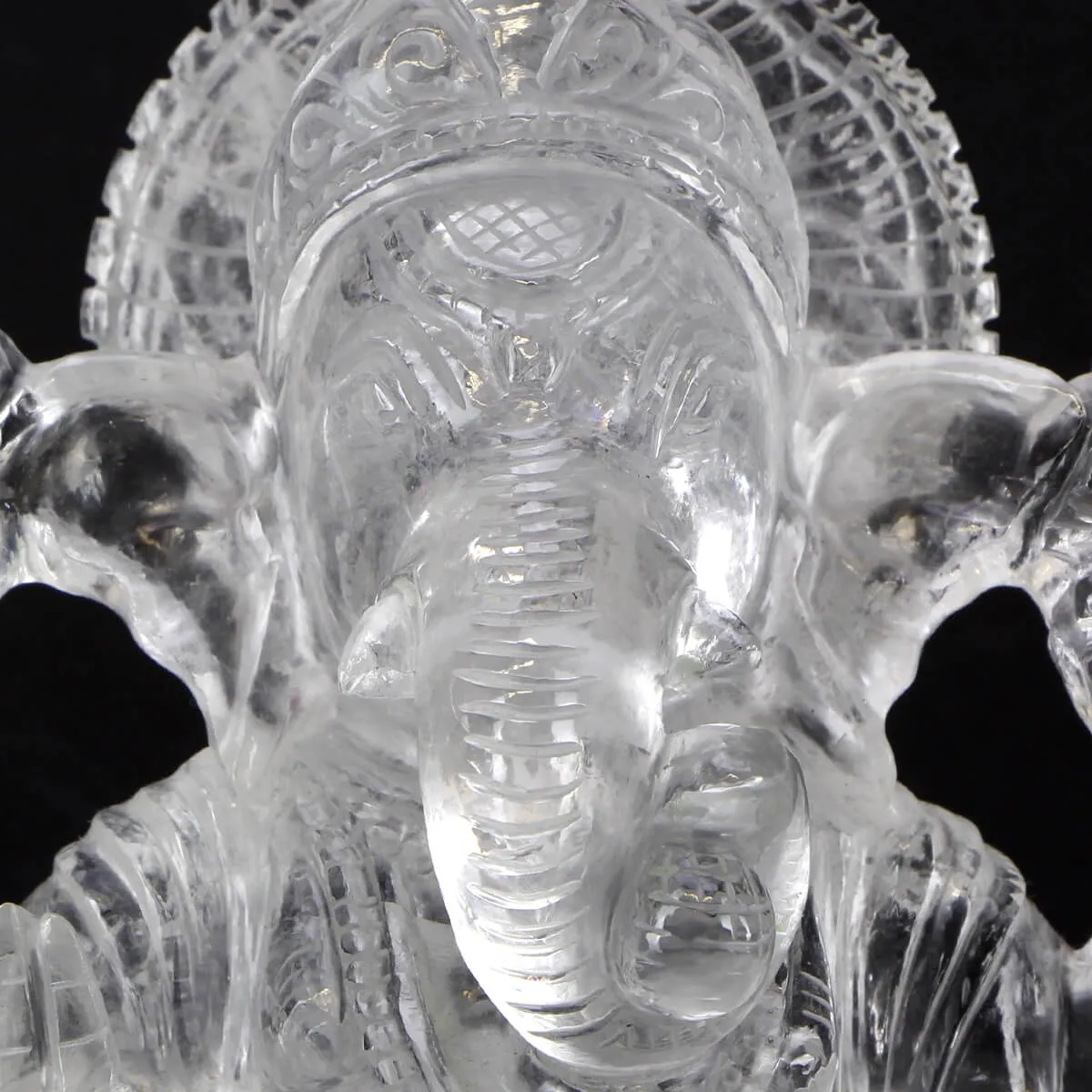 Statua Ganesh Quarzo (2785g)