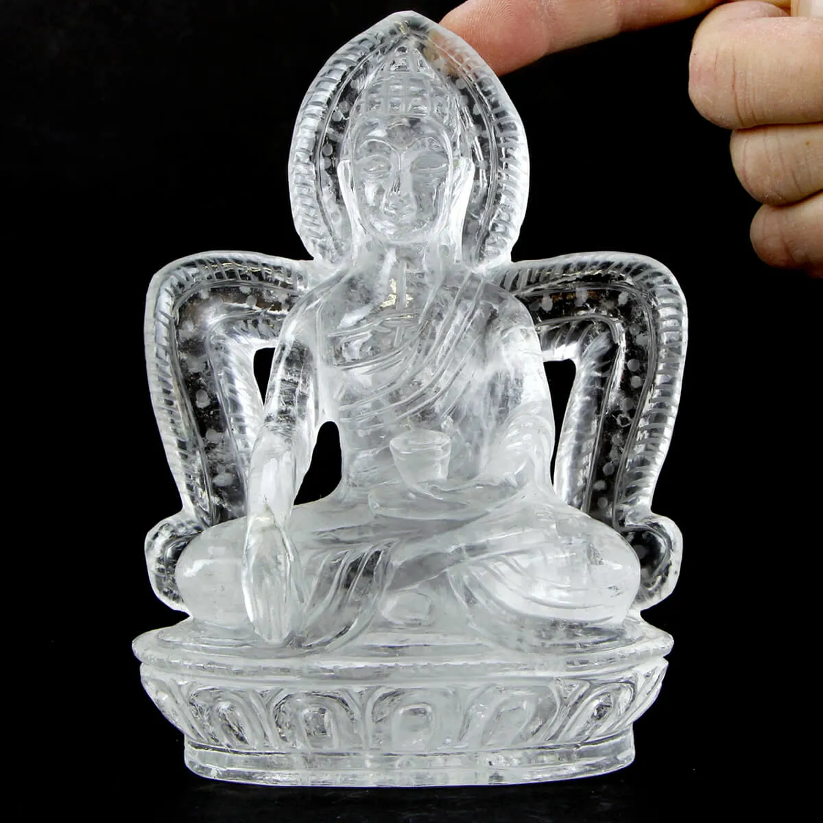 Statua Buddha Quarzo (925g)