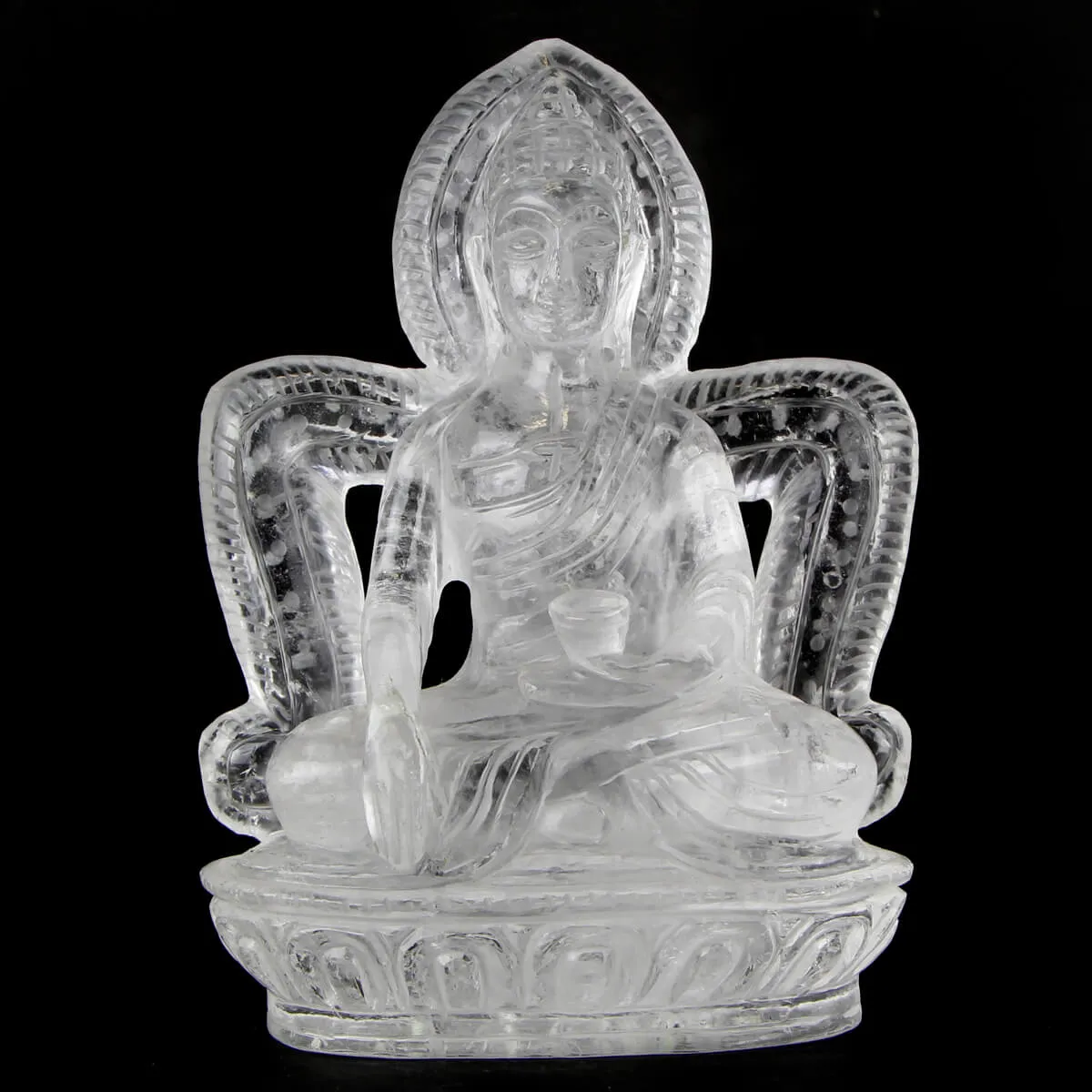 Statua Buddha Quarzo (925g)