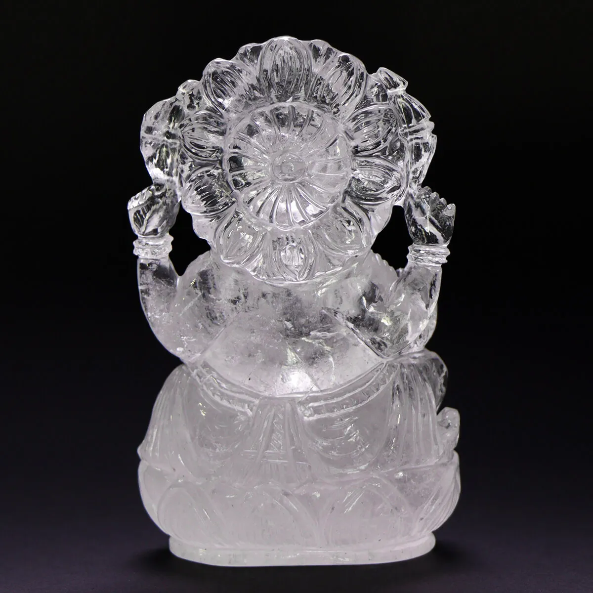 Statua Ganesh Quarzo (710g)