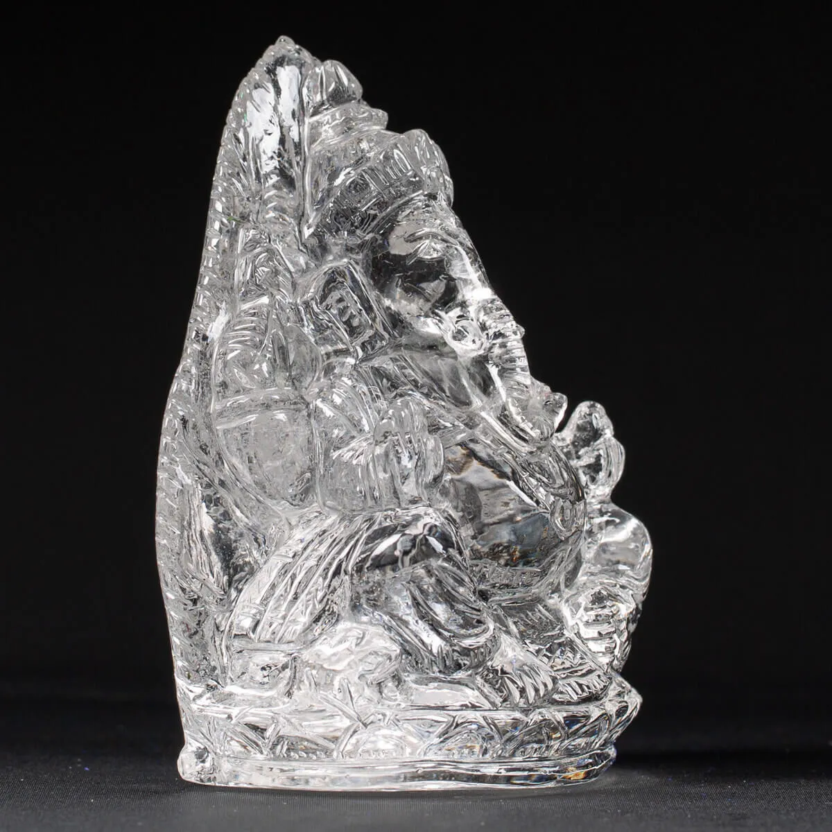 Statua Ganesh Quarzo (540g)