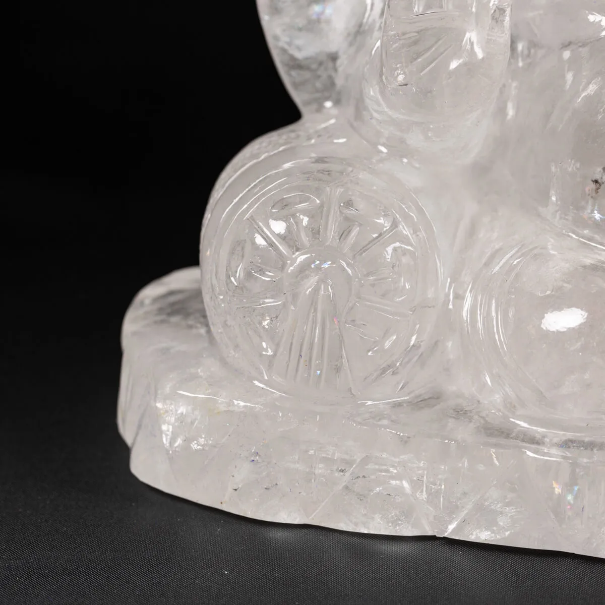 Statua Ganesh Quarzo (3750g)