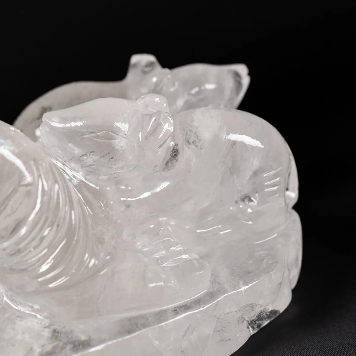 Statua Ganesh Quarzo (3750g)