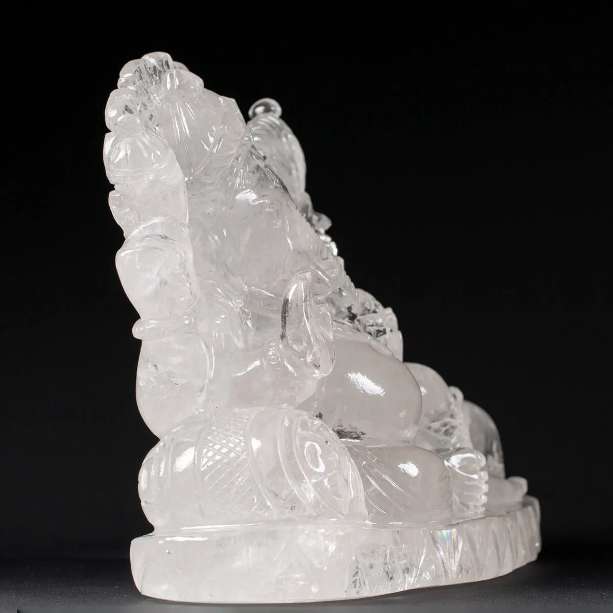 Statua Ganesh Quarzo (3750g)