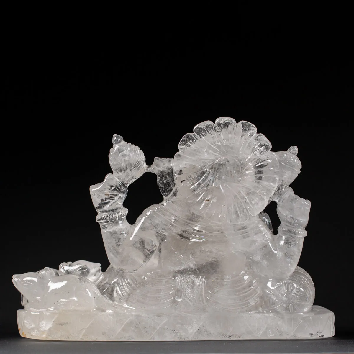 Statua Ganesh Quarzo (3750g)